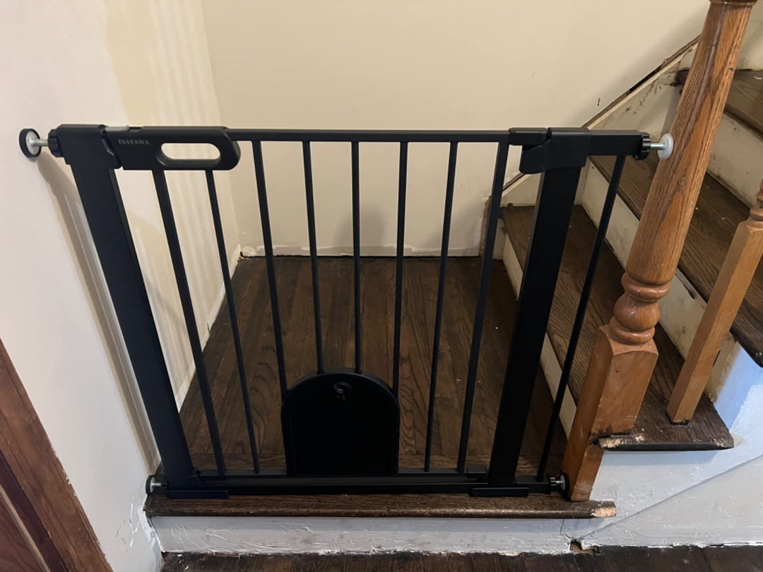 Keeping Your Baby Safe & Cat Happy: Baby Gates with Cat Doors! - FairyBaby