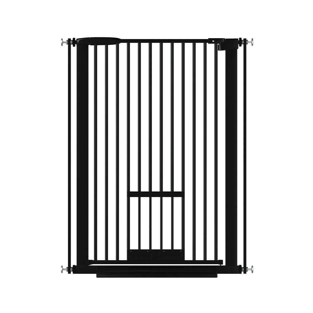 FairyBaby 40.55" Extra Tall Dog Gate with Cat Door