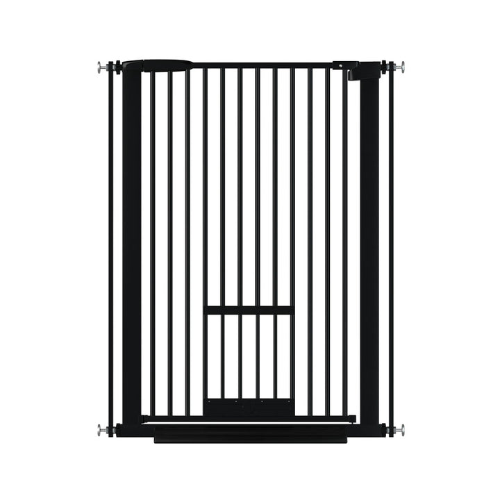 FairyBaby 40.55" Extra Tall Dog Gate with Cat Door