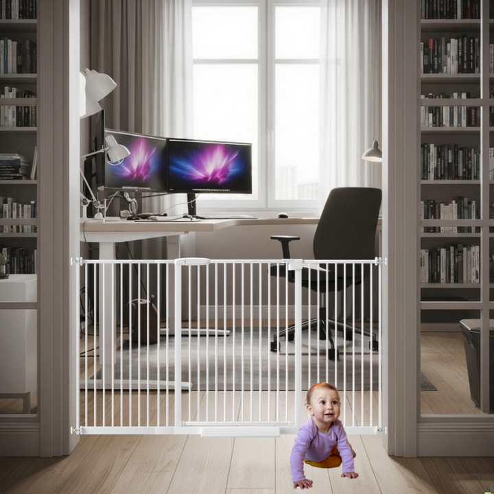 FairyBaby 30" Tall Safety Gate with Narrow Bar Spacing