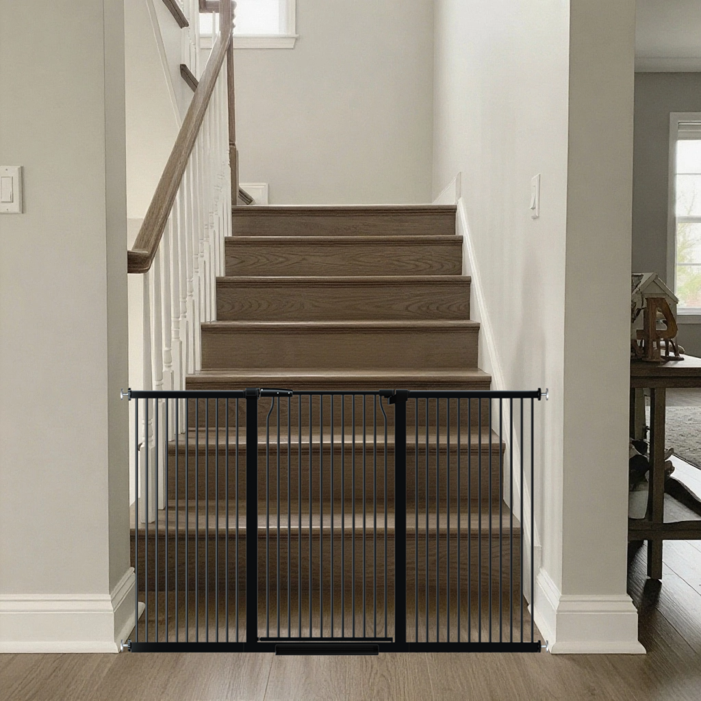 FairyBaby 40.55" Extra Tall Heavy Duty Safety Gate For Front Door