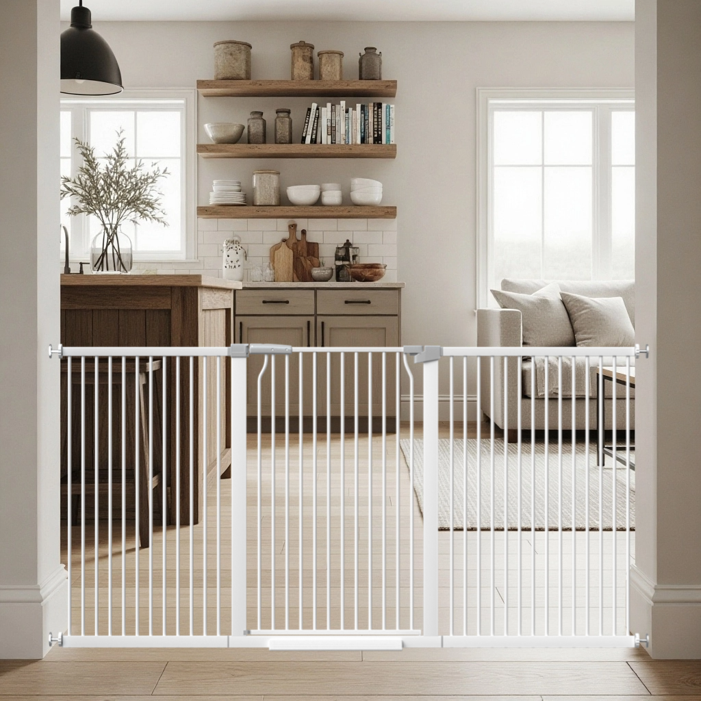 FairyBaby 40.55" Extra Tall Heavy Duty Safety Gate For Front Door