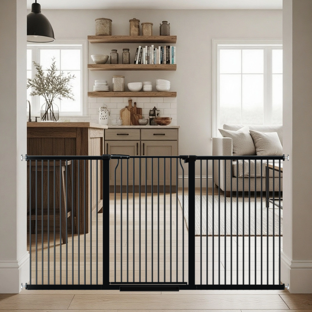 FairyBaby 40.55" Extra Tall Heavy Duty Safety Gate For Front Door