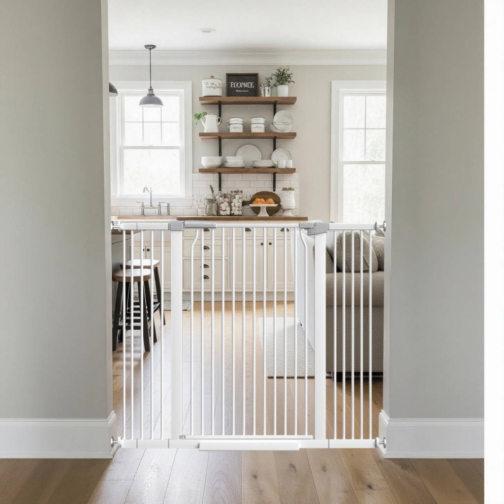 FairyBaby 40.55" Extra Tall Heavy Duty Safety Gate For Front Door