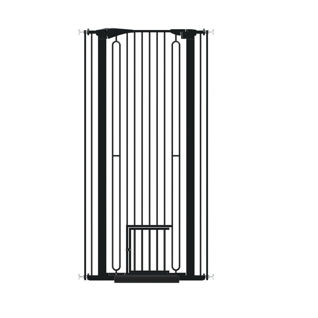 FairyBaby 61" Tall Pet Gate with Cat Door - FairyBaby