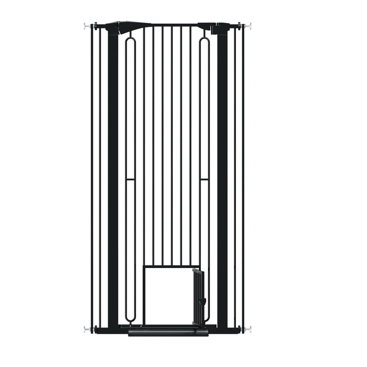 FairyBaby 61" Tall Pet Gate with Cat Door - FairyBaby