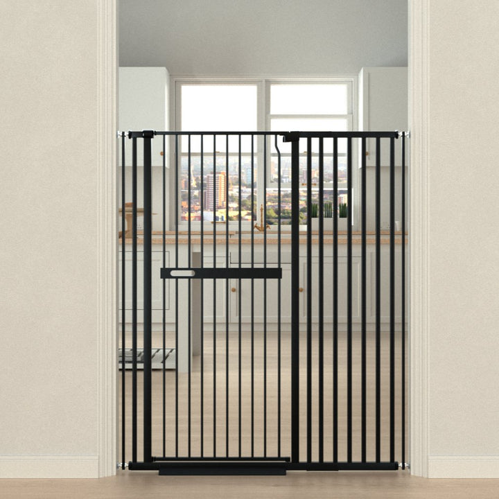 FairyBaby 72" Tall Cat Gate with Narrow Bar Spacing - FairyBaby