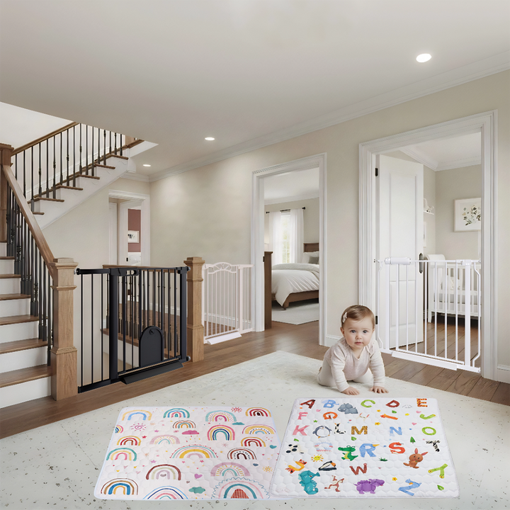 FairyBaby Baby & Toddler Play Mat – 50"x50", Durable, Washable, Non-Slip & Soundproof