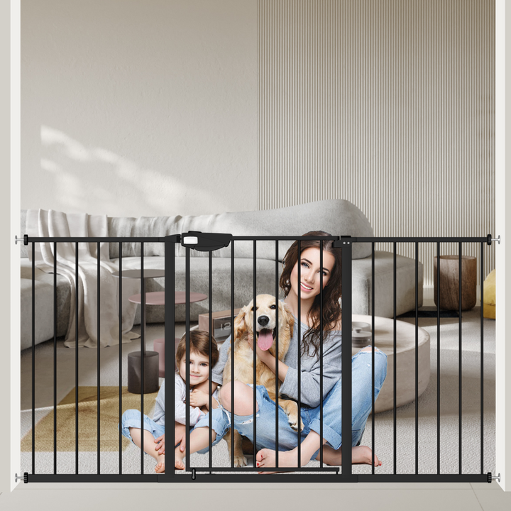 FairyBaby 30"/ 36.6" Tall Safety Gate, with Dual-Direction Swing and One-Way Setting Control