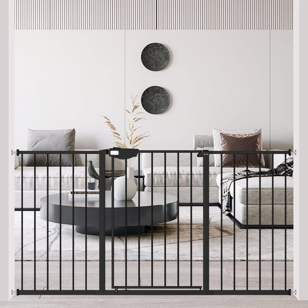 FairyBaby 30"/ 36.6" Tall Safety Gate, with Dual-Direction Swing and One-Way Setting Control