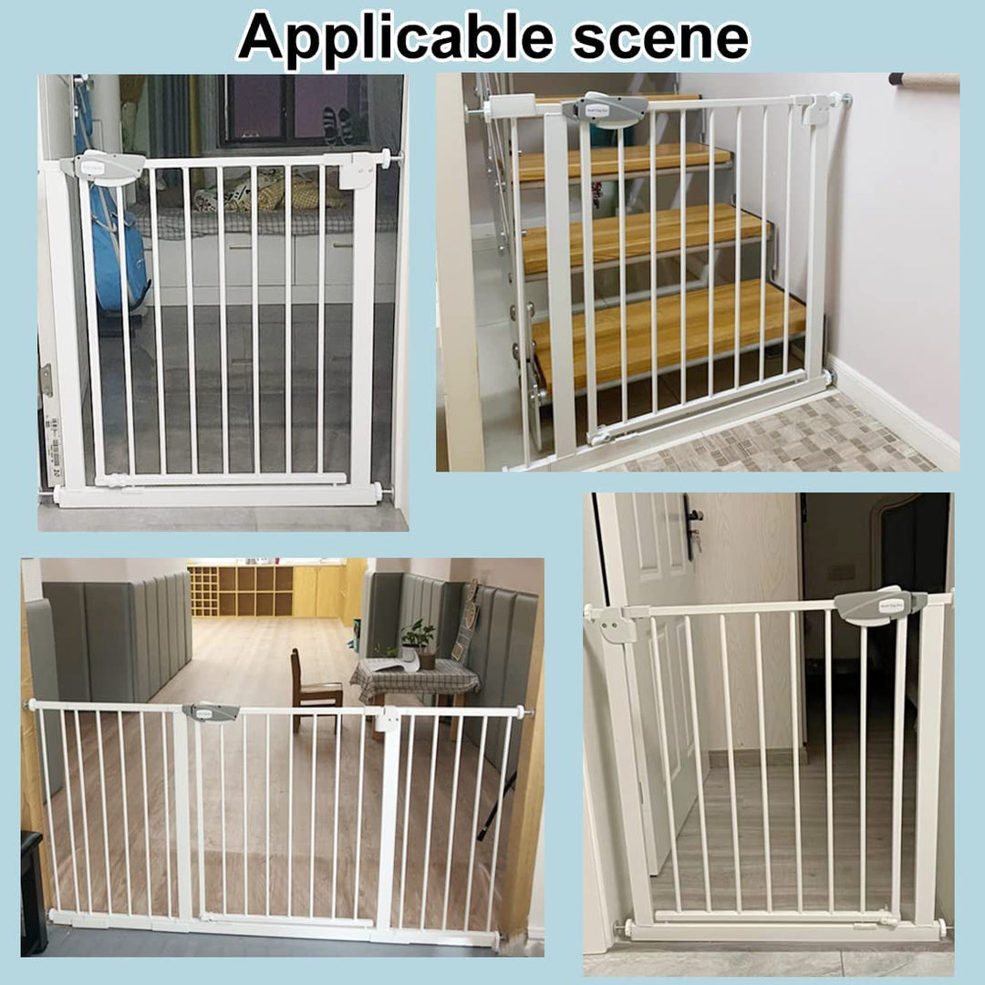 FairyBaby 30"/ 36.6" Tall Safety Gate, with Dual-Direction Swing and One-Way Setting Control