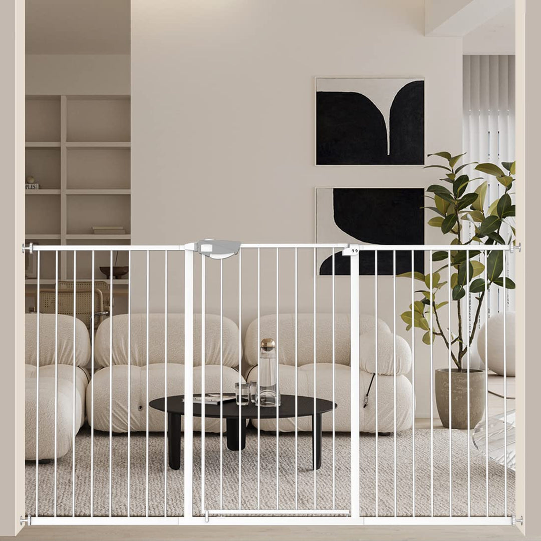 FairyBaby 30"/ 36.6" Tall Safety Gate, with Dual-Direction Swing and One-Way Setting Control