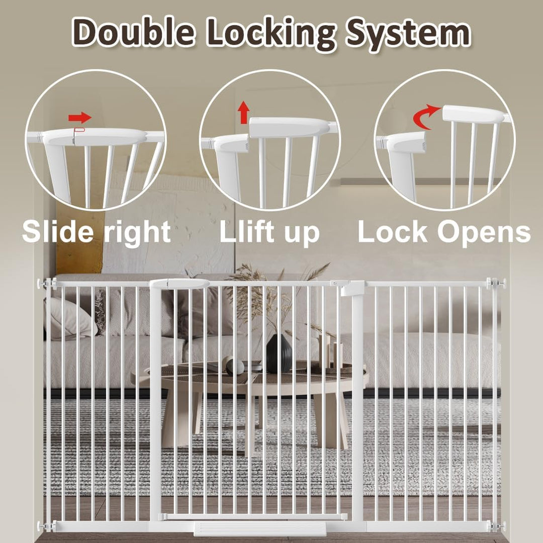 FairyBaby 30" Tall Safety Gate with Narrow Bar Spacing