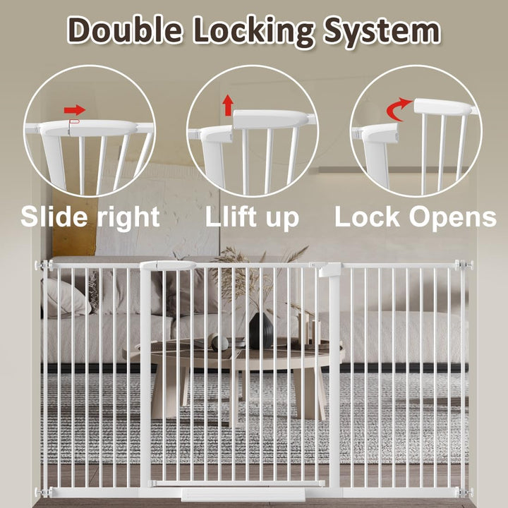 FairyBaby 30" Tall Safety Gate with Narrow Bar Spacing