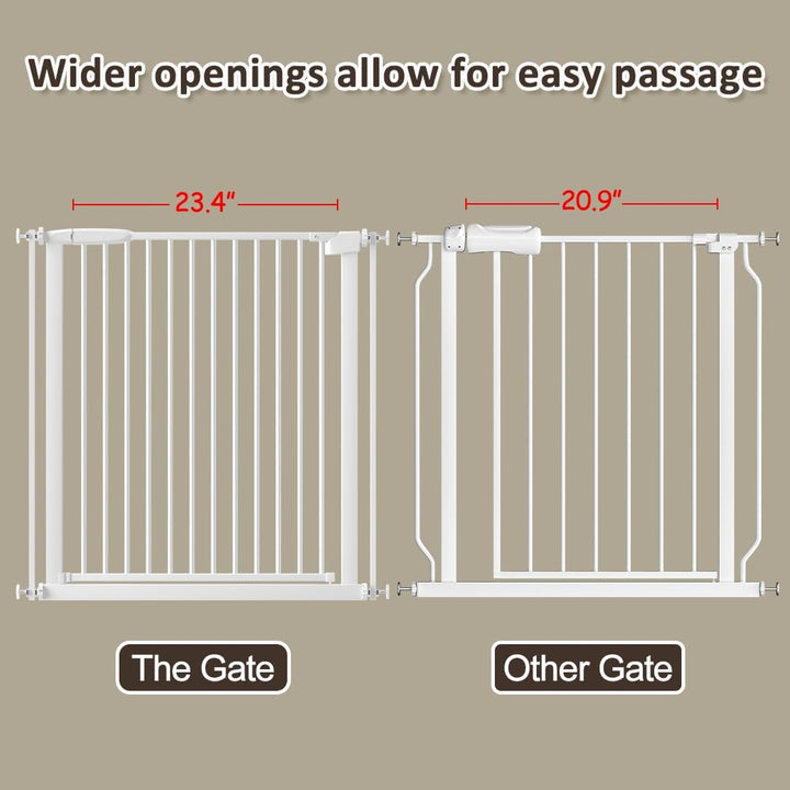 FairyBaby 30" Tall Safety Gate with Narrow Bar Spacing