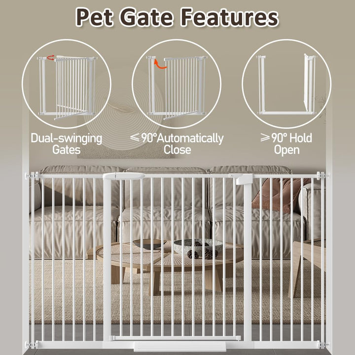 FairyBaby 30" Tall Safety Gate with Narrow Bar Spacing