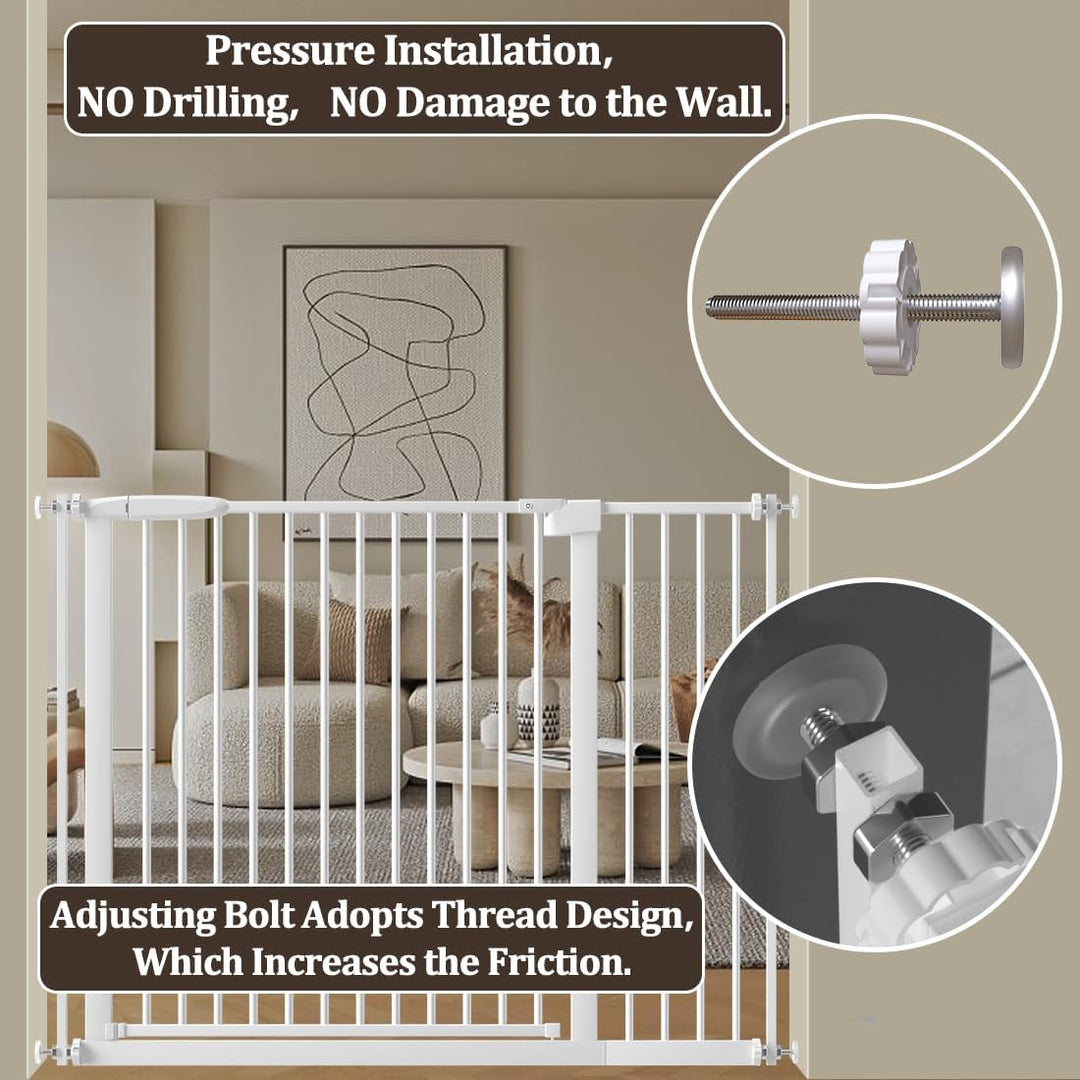 FairyBaby 30" Tall Safety Gate with Narrow Bar Spacing