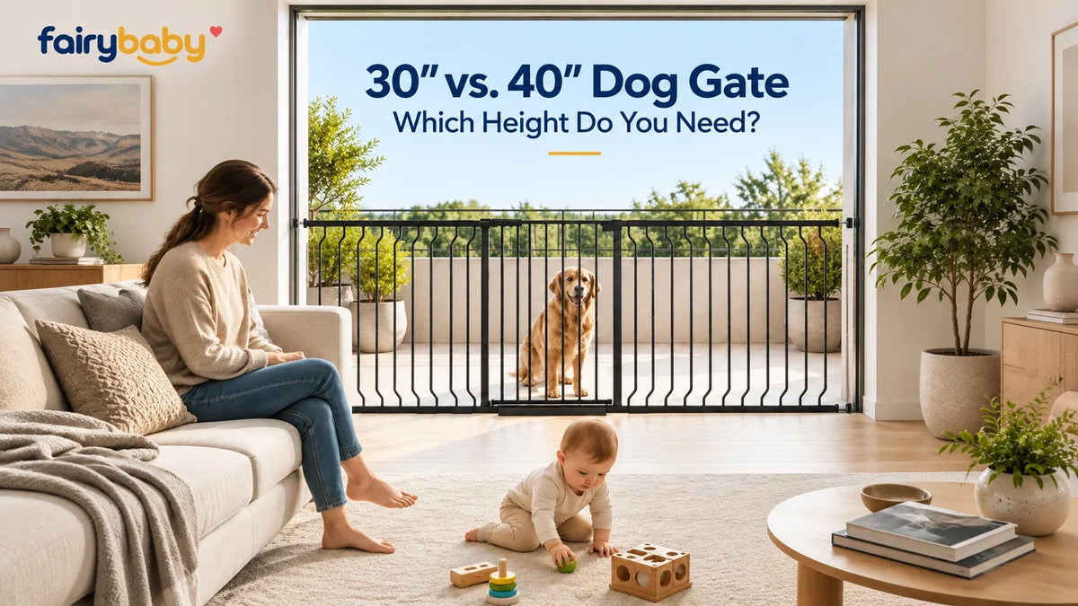 30″ vs. 40″ Dog Gate: Which Height Do You Need?