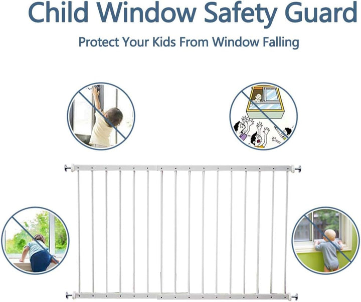 FairyBaby Childproof Interior Bar Guard for Windows Adjustable Wide