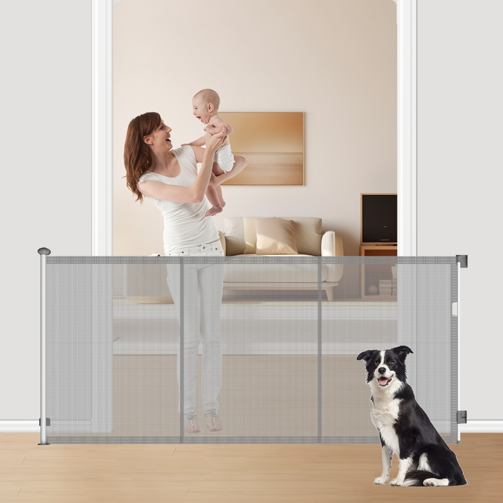 FairyBaby 49"Tall Retractable Baby Gate