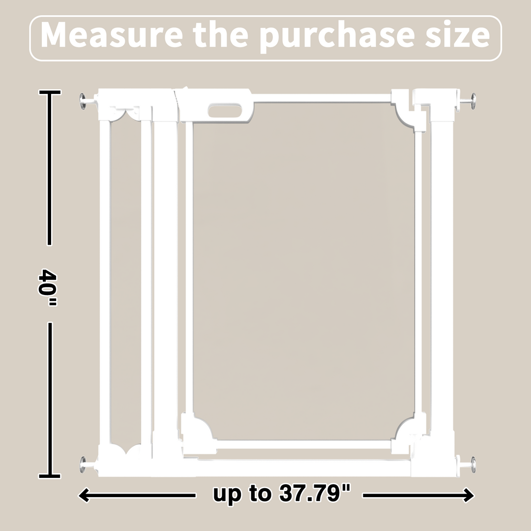 Fairybaby 40" Tall Acrylic Safety Gate