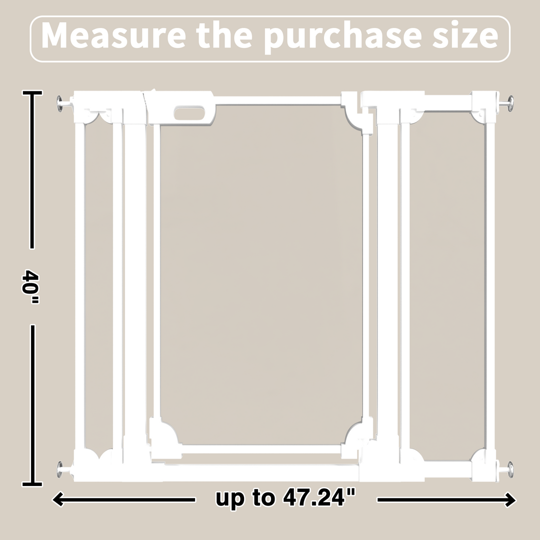 Fairybaby 40" Tall Acrylic Safety Gate