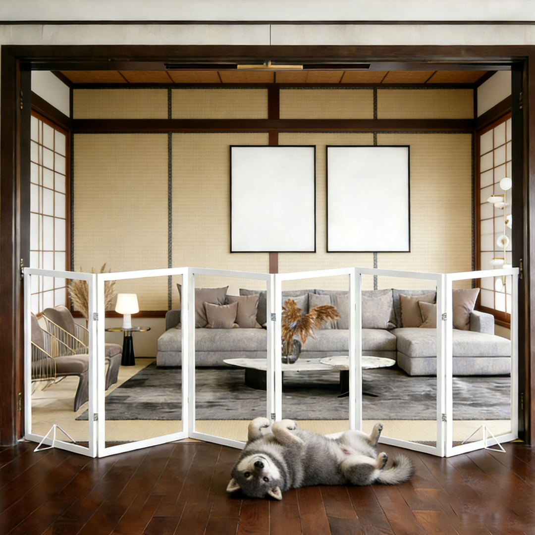 Foldable Clear Acrylic Pet Gate
