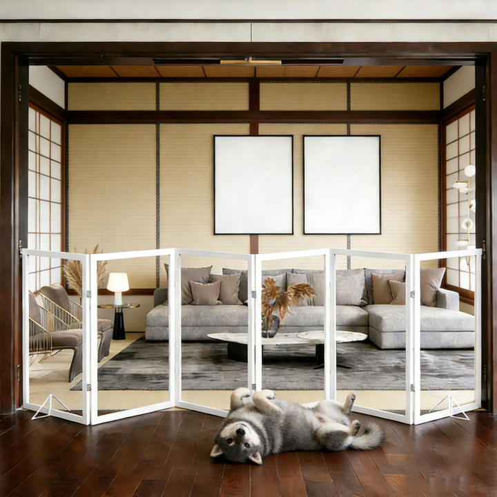 Foldable Clear Acrylic Pet Gate