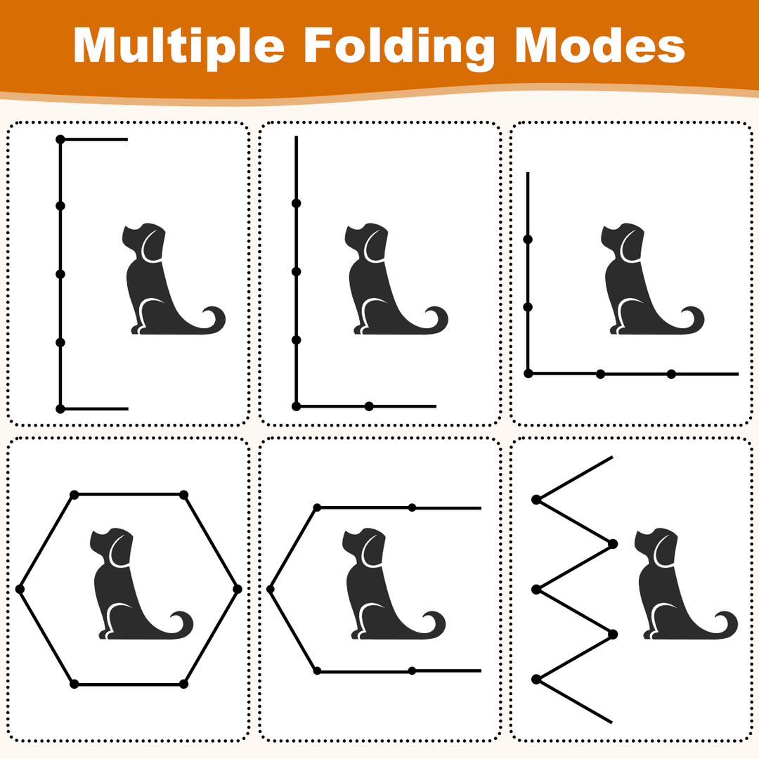 Foldable Clear Acrylic Pet Gate