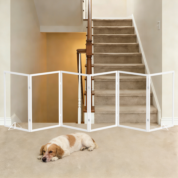Foldable Clear Acrylic Pet Gate