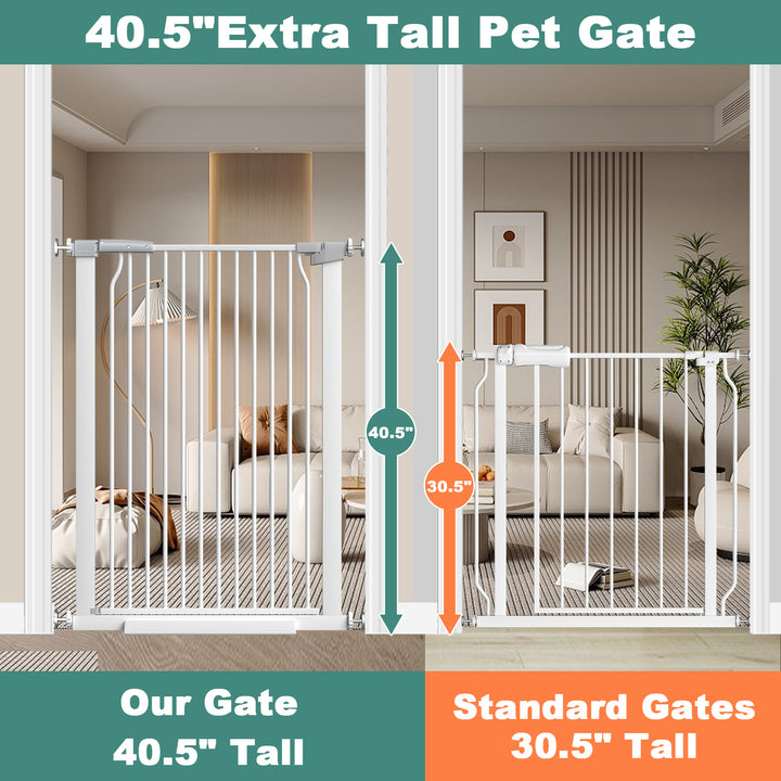 FairyBaby 40.55" Extra Tall Heavy Duty Safety Gate For Front Door