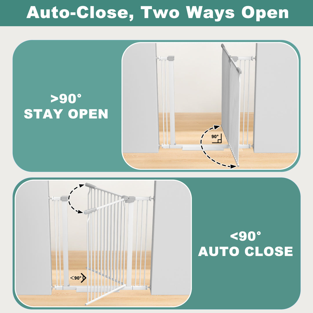 FairyBaby 40.55" Extra Tall Heavy Duty Safety Gate For Front Door