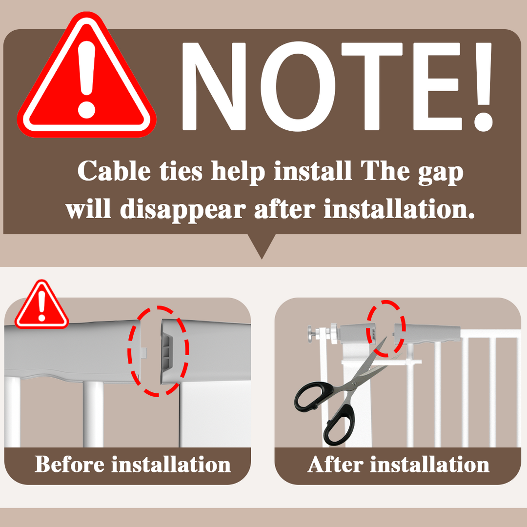 Fariybaby 51 Inch Baby Gate - Child Pet Safety Gate, Extra Tall Indoor Isolation Gate