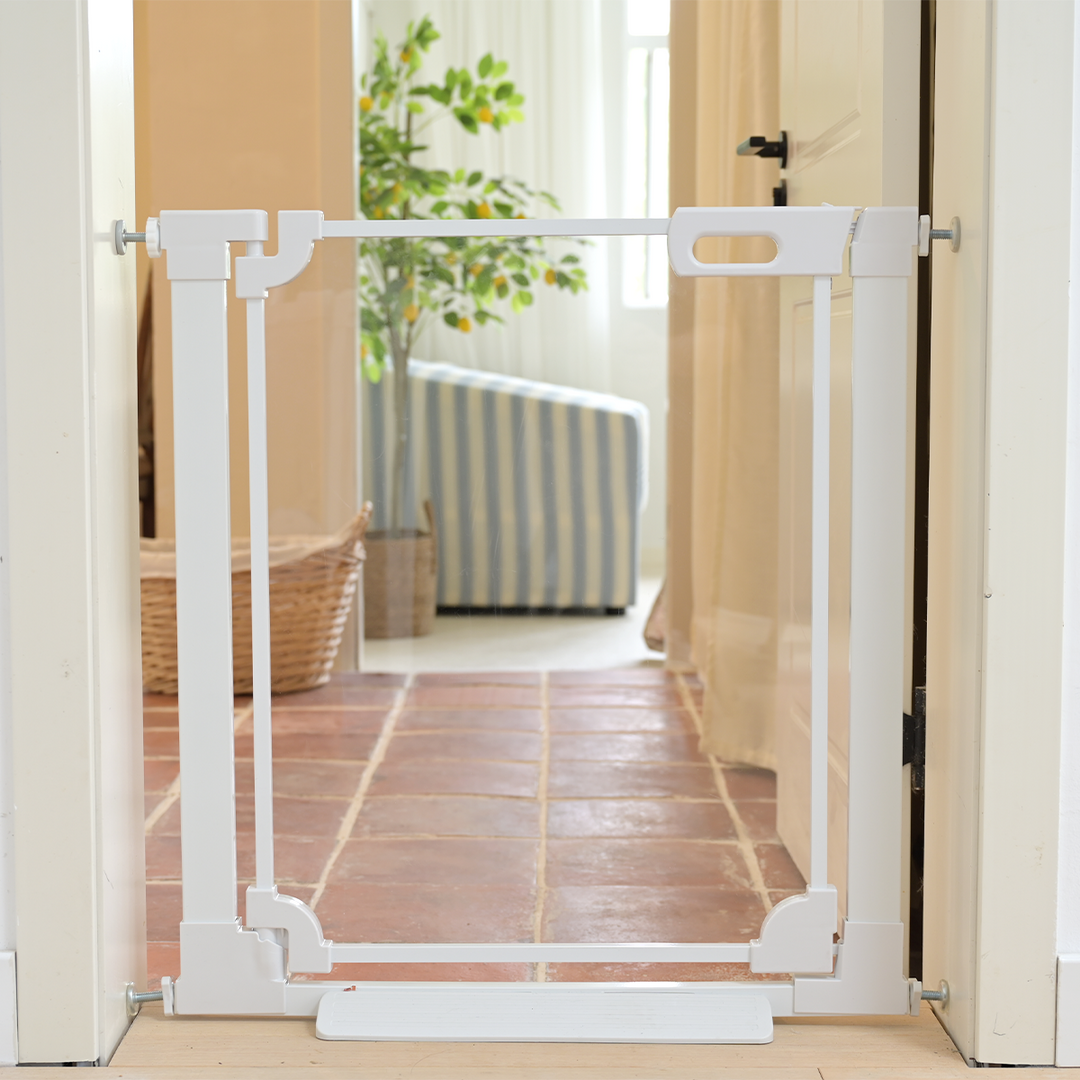 FairyBaby 30" Tall Crystal Acrylic Pressure Mounted Dog Gate