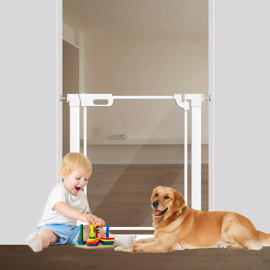 FairyBaby 30" Tall Crystal Designer Pressure Mounted Baby Gate