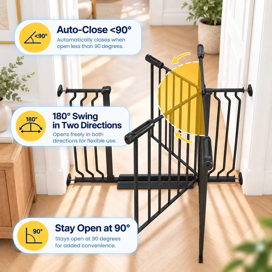 Extra Wide Baby Gate for Openings Up to 109.5''
