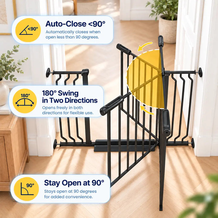 Extra Wide Baby Gate for Openings Up to 109.5''