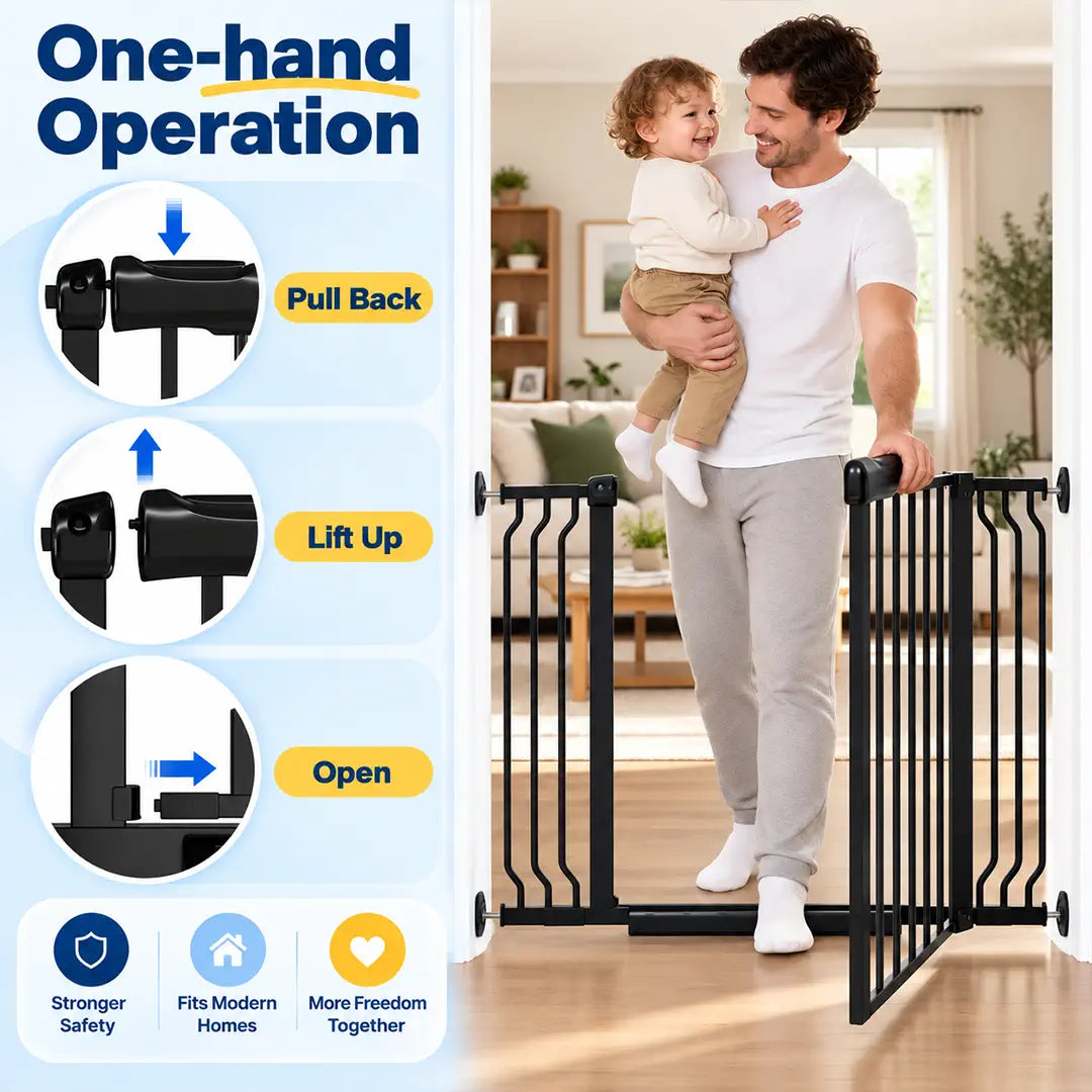 Extra Wide Baby Gate for Openings Up to 109.5''