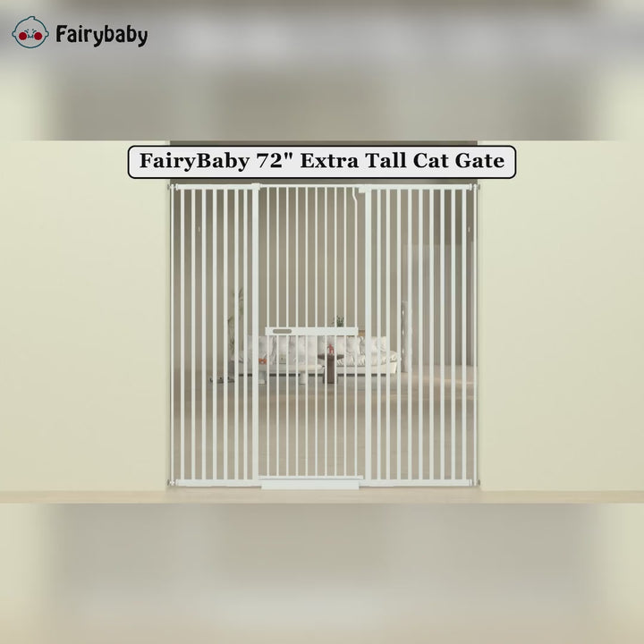 Fairybaby 72 inch extra Tall Cat Gate