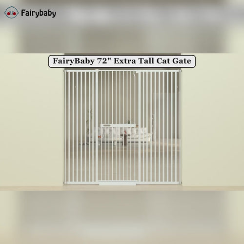 Fairybaby 72 inch extra Tall Cat Gate