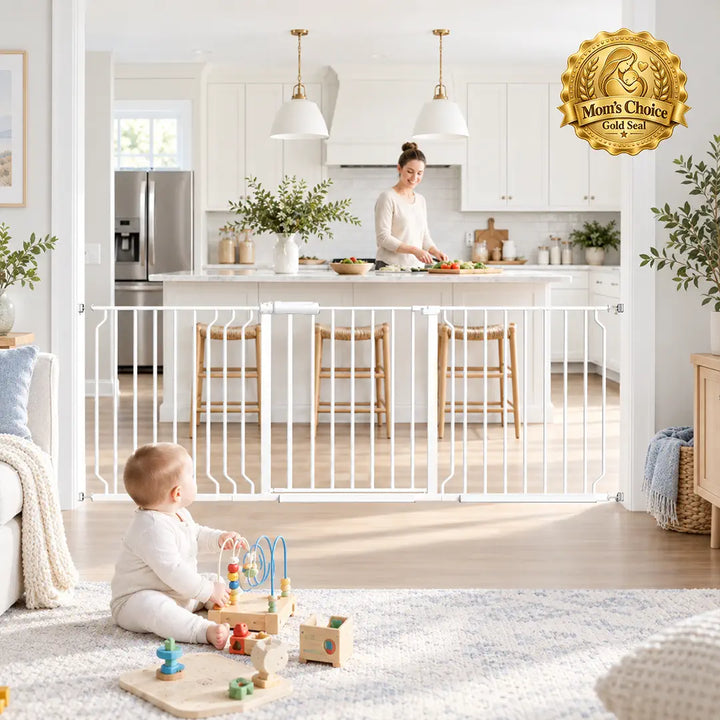 Extra Wide Baby Gate for Openings Up to 109.5''