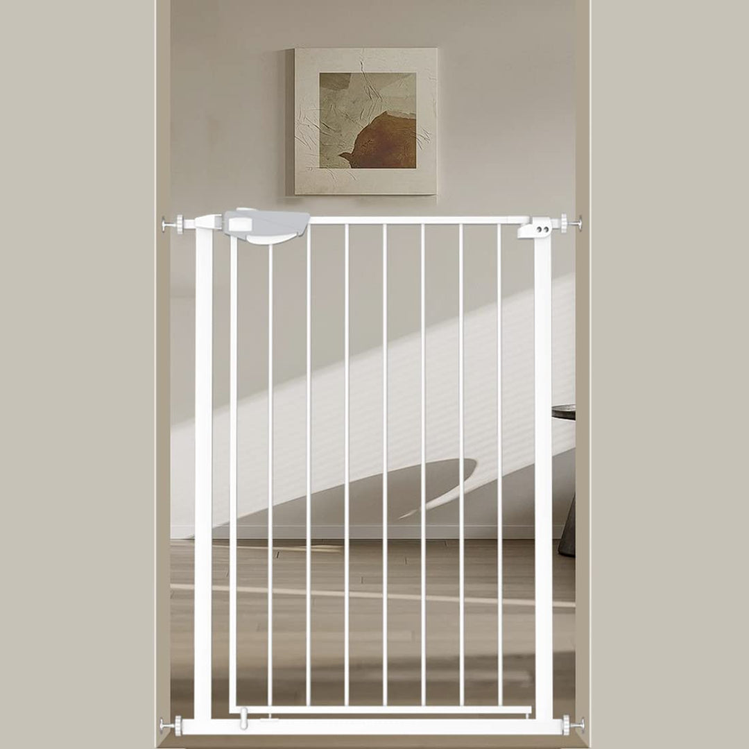 FairyBaby 30"/ 36.6" Tall Safety Gate, with Dual-Direction Swing and One-Way Setting Control - FairyBaby