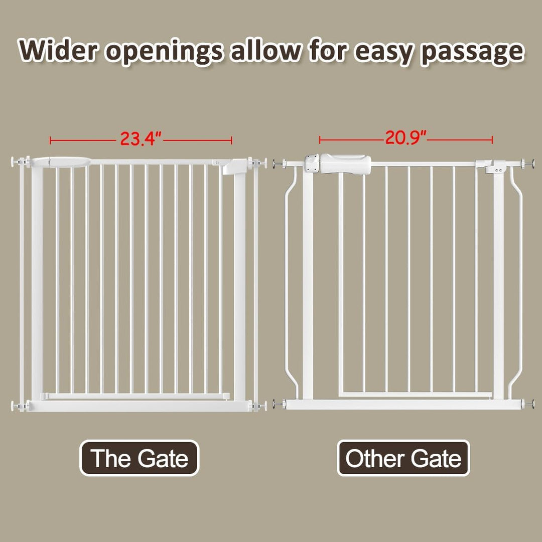 FairyBaby 30" Tall Safety Gate with Narrow Bar Spacing 