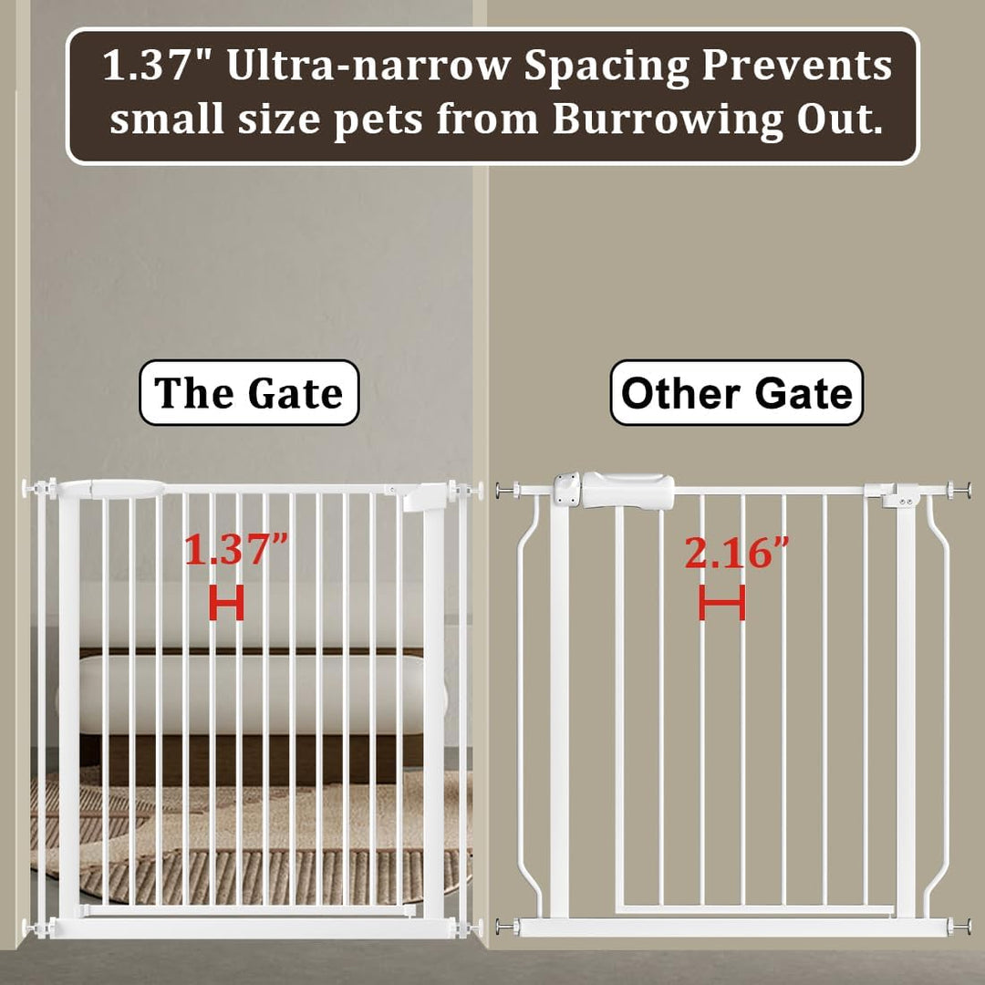 FairyBaby 30" Tall Safety Gate with Narrow Bar Spacing - FairyBaby