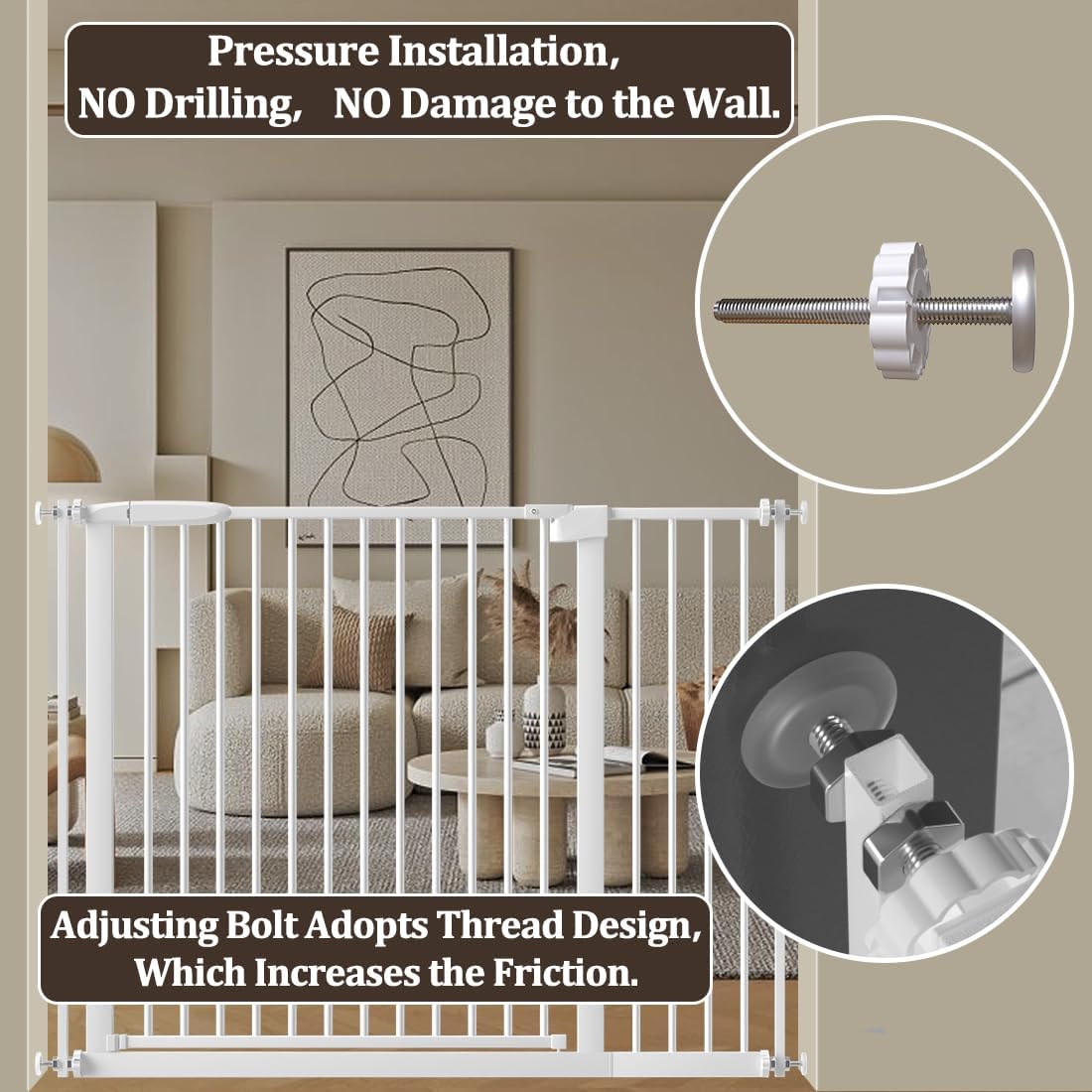 Tall pressure outlet gate