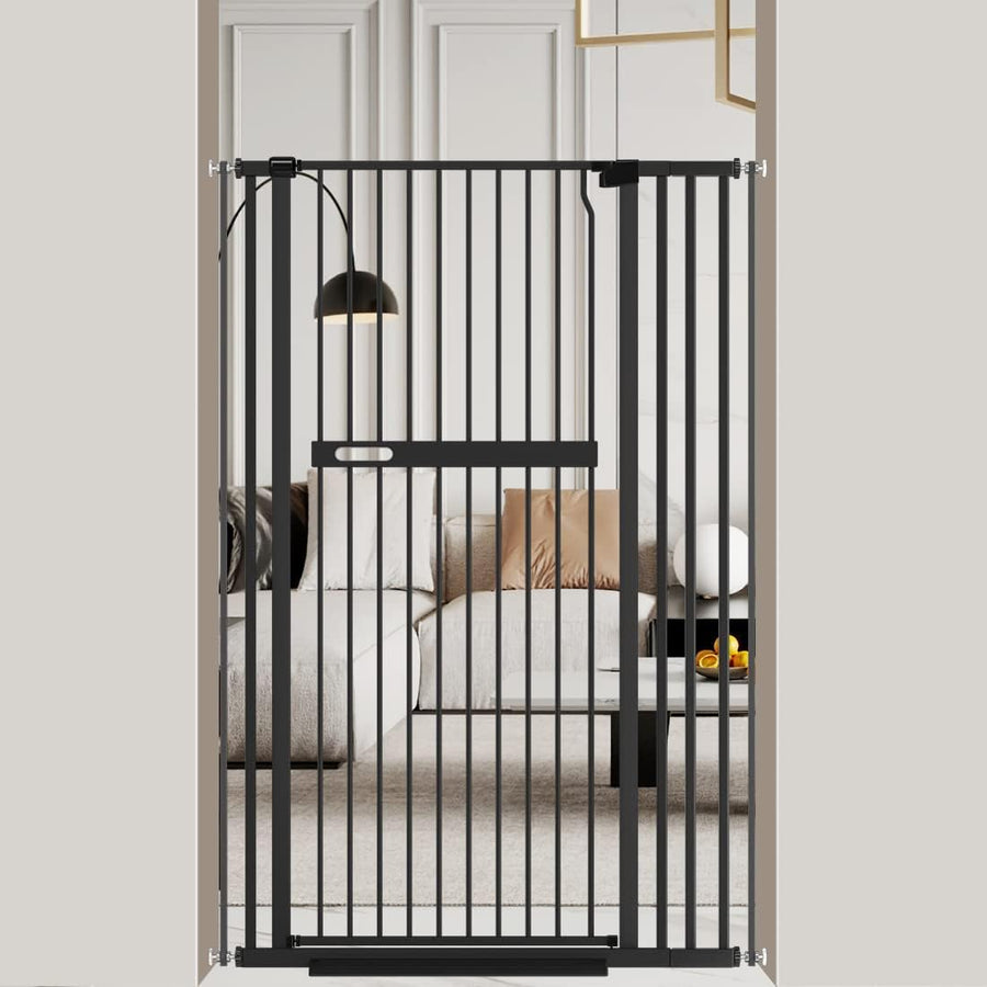 FairyBaby 55 61 Extra Tall Cat Gate With Narrow Bar Spacing Fairybaby 55 61 extra tall cat gate with narrow bar spacing