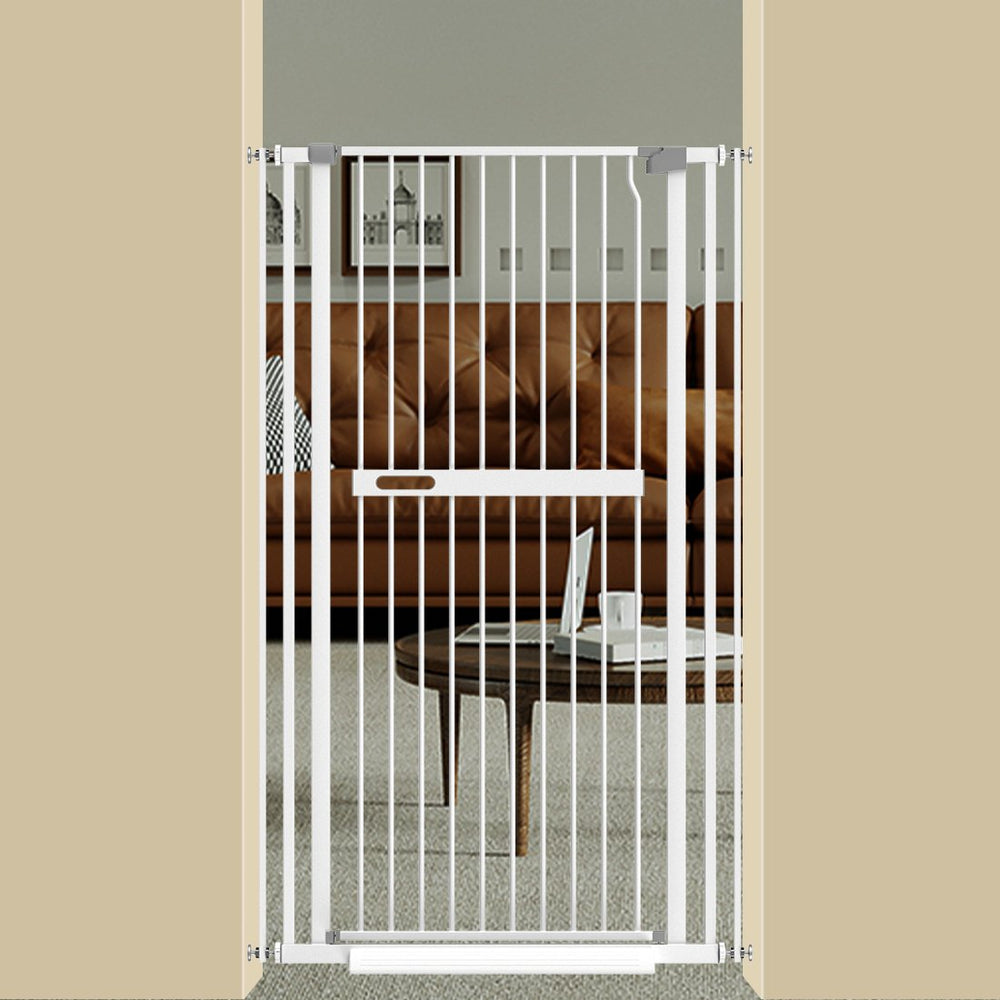 FairyBaby 72" Tall Cat Gate with Narrow Bar Spacing - FairyBaby