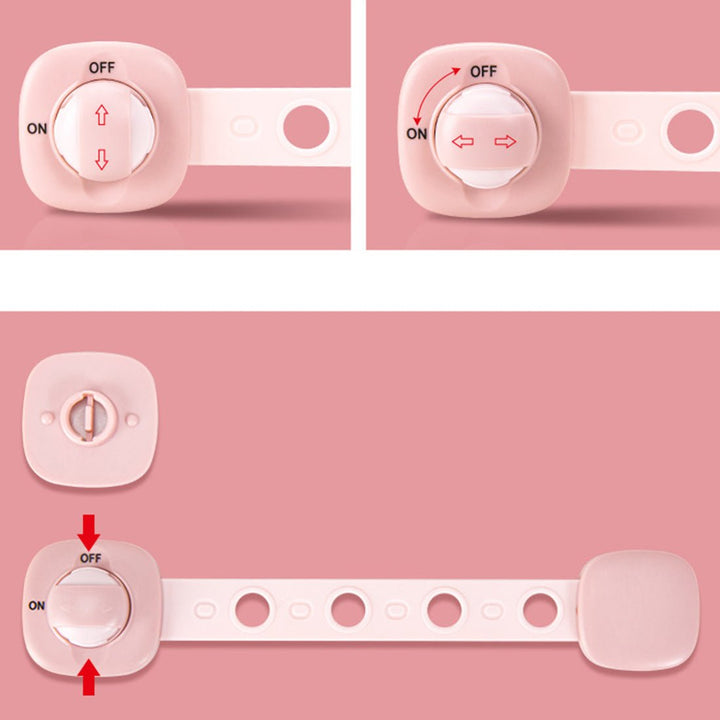 FairyBaby Adjustable Baby Proof Cabinets and Drawers( 10 Pack) - FairyBaby