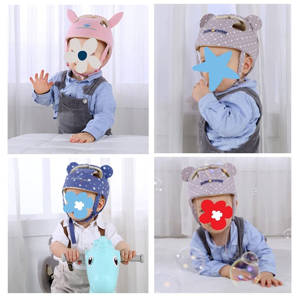 FairyBaby Baby Girl Summer Safety Head Protector 8-48m Pink - FairyBaby