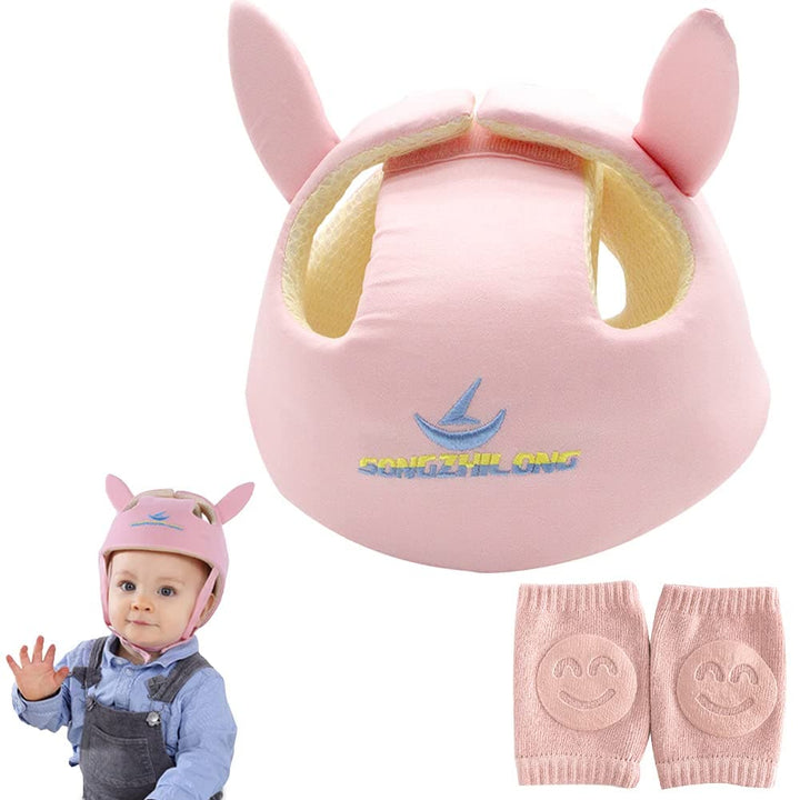FairyBaby Baby Girl Summer Safety Head Protector 8-48m Pink - FairyBaby